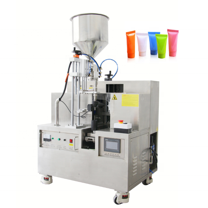 2022 New Semi Automatic Ultrasonic Plastic Cream Ointment Tube Sealing Machine Aluminum Tube Sealing Filling Machine