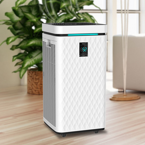 Office Air Purifier Carbon Activated Smoke and VOC Removal with Temperature and Humidity Control Household Purifier