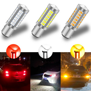 HOLY Strobe Flash T20 LED P21/5W BAY15D 1157 1156 ba15s 7443 5630 33SMD Car brake Bulb red blink led Tail Stop Light 12v