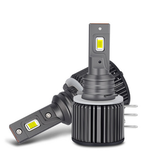 HOLY Auto Led H15 Car Headlight Bulb 3570 12V Fan 12000lm 65W Foco Luces Led H13 9005 H7 H11 H4 H15 Led Headlight Mini for Car