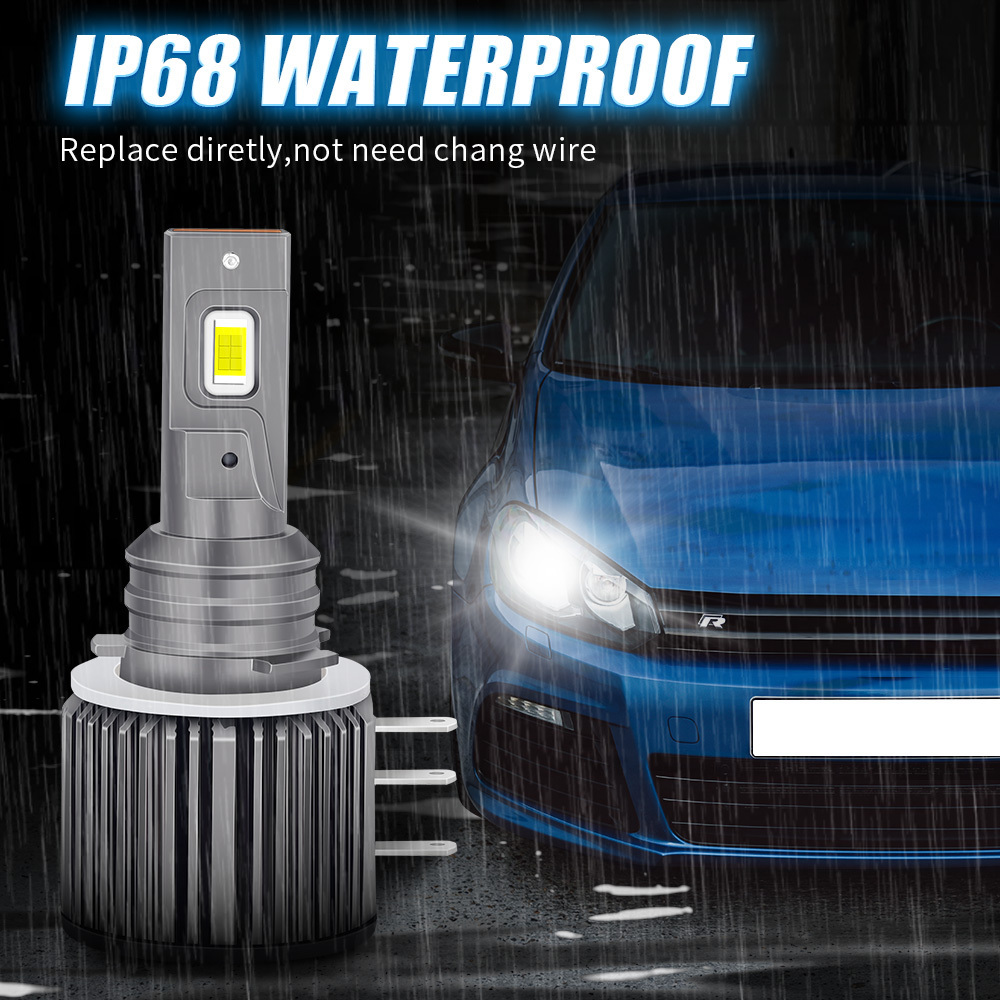 HOLY car led headlight upgrade version DRL high beam H15 high performance H15 H11B car led headlight bulbs