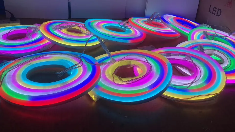 HOLY custom 5meters kit silicone 12v flex strip rope lamp words decoration sign letter led neon lights