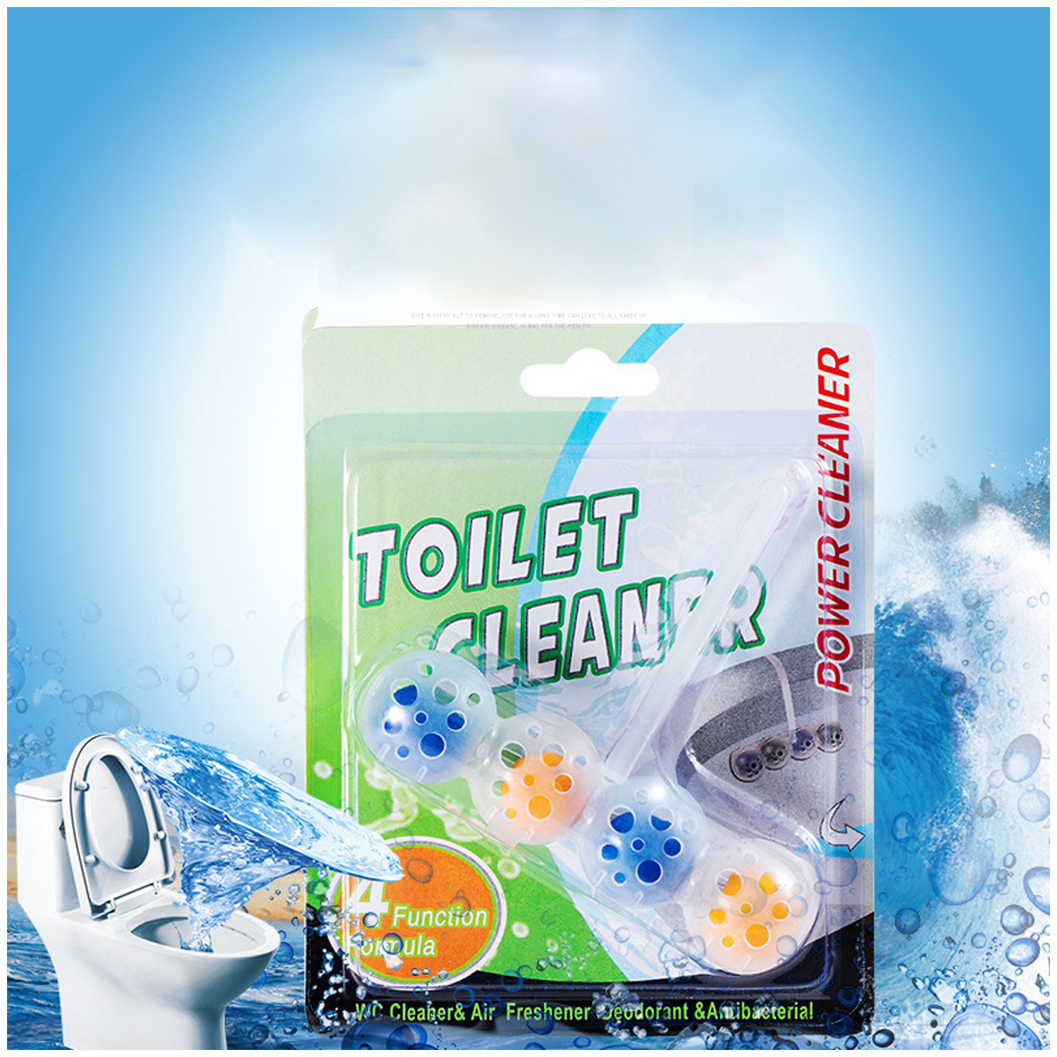 hanging odor round toilet cleaning ball descaling toilet cleaner deodorizer ball