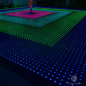 P7.5 Tempered Glass Floor Mat with Remote Control Lighting Dance Floor Tiles LED Video Dance Floor