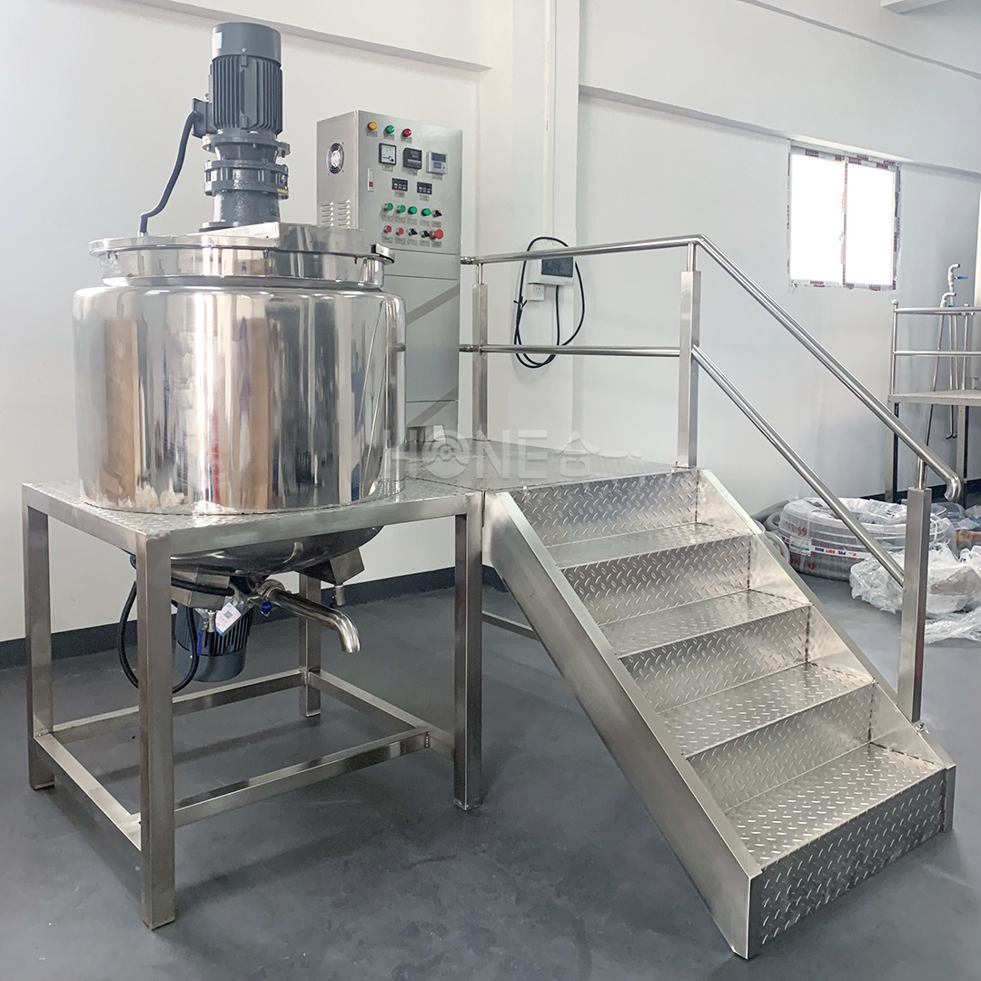 HONE 100-5000L liquid soap making machine for shampoo shower gel detergent production line with high shear homogenizer