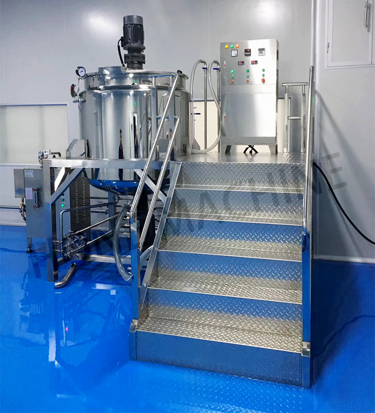 HONE Automatic liquid detergent mixing tank 1000L liquid soap production line hand soap mixer bleach making machine for chemical