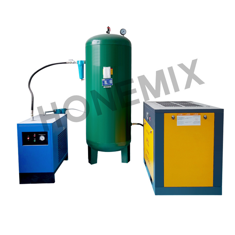 7.5KW 15KW Screw Air Compressor Set for Cosmetic/Chemical manufacturing Production Line