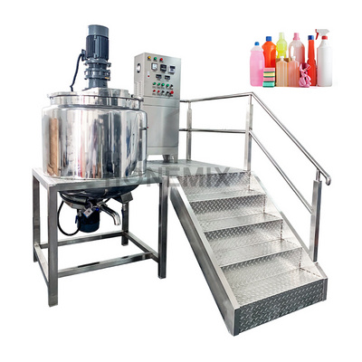 HONE 100-5000L liquid soap making machine for shampoo shower gel detergent production line with high shear homogenizer