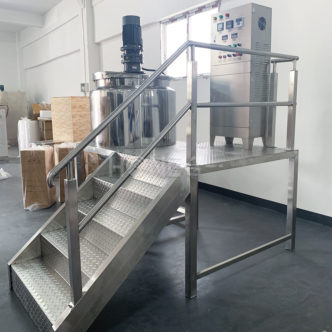 HONE 100-5000L liquid soap making machine for shampoo shower gel detergent production line with high shear homogenizer