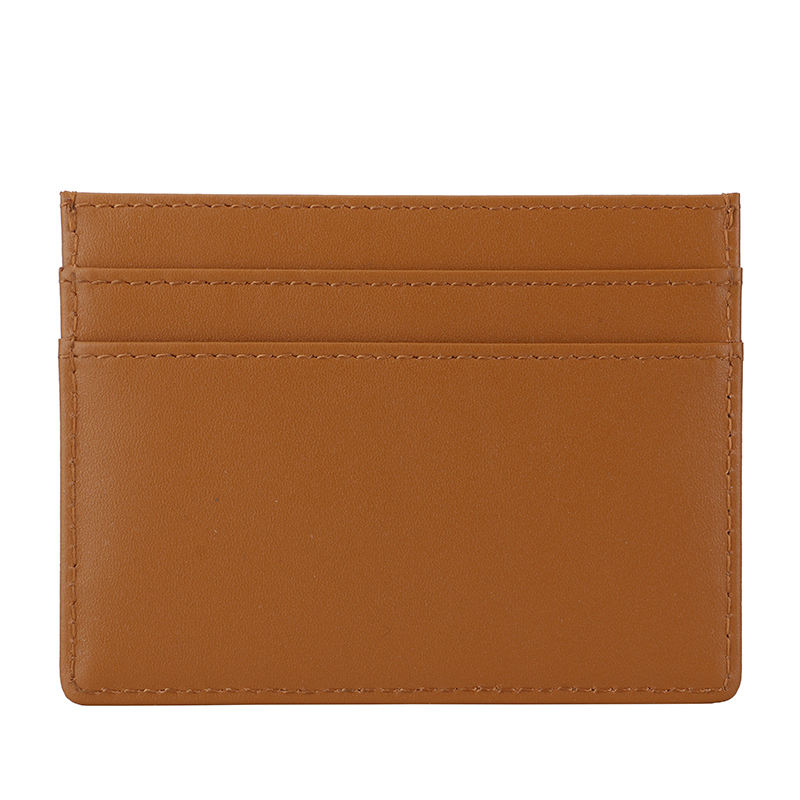 Thin Card Holders PU Leather Front Pocket Wallets RFID Bloacking Minimalist Business Card Holder