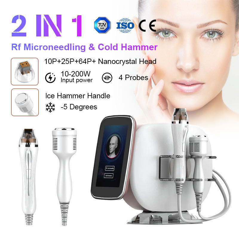 hongcai golden supplier fractional microneedling rf most favorable microneedling rf needles 2in1 rf microneedling machine