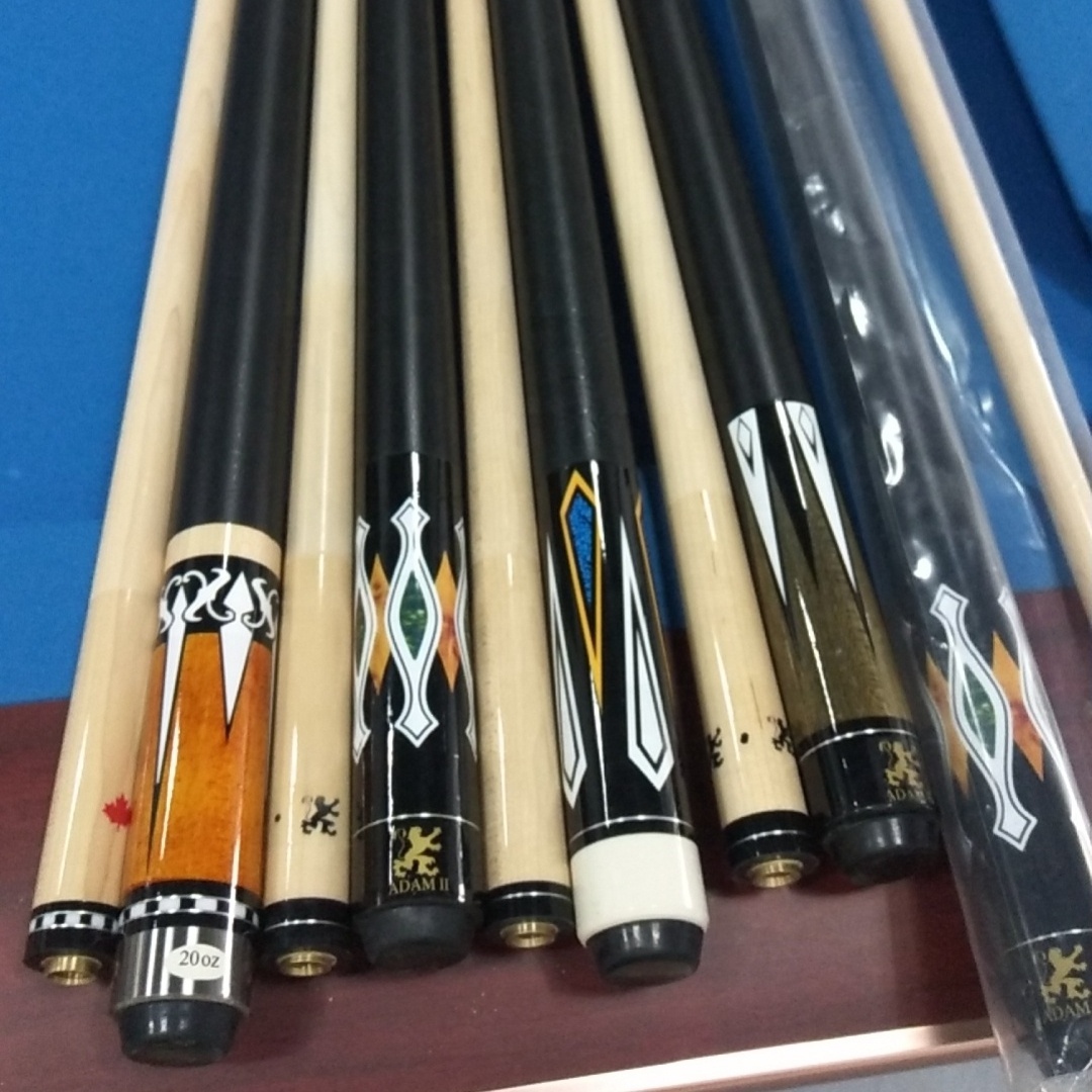 High Quality 1/2 Pool Cue Sticks with 13mm cue Tip