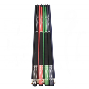 High Quality Pool Cue 1/2 Style Carbon Fiber with 13mm Tip