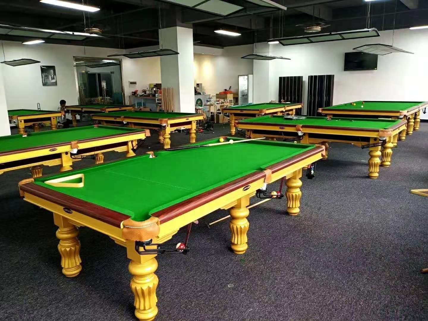 9ft slate bed top snooker pool table