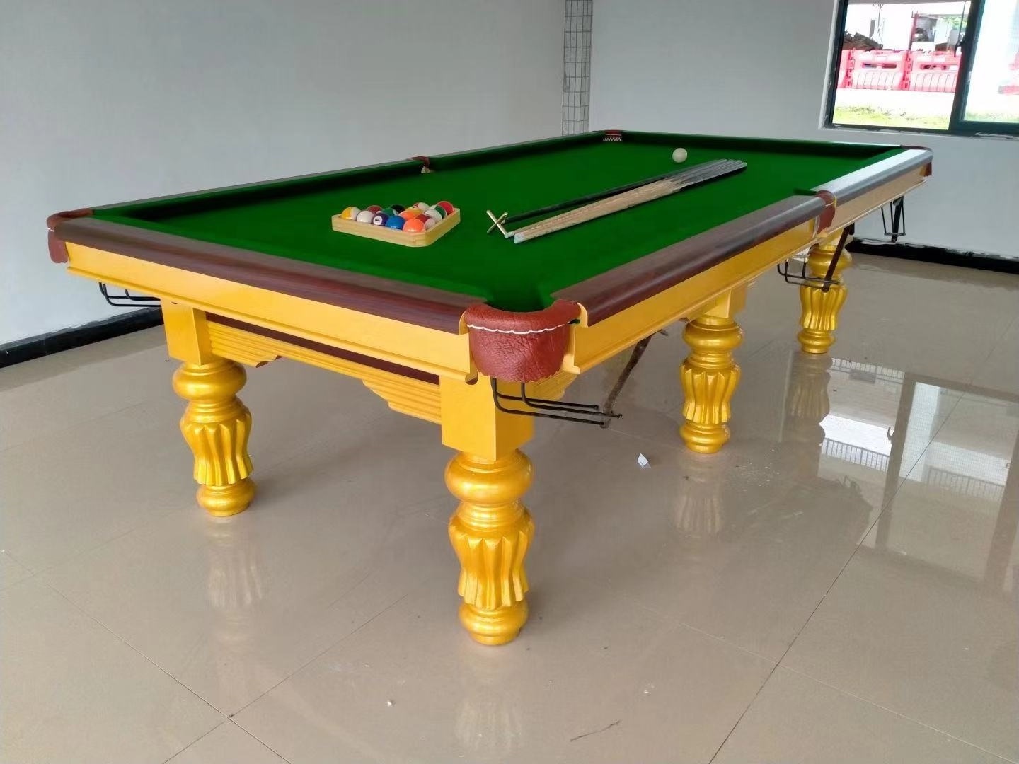 Chinese black 8 ball pool snooker billiards pool table for 8ft 9ft 10ft