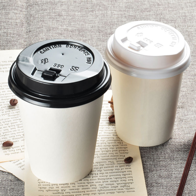 8 oz Disposable White Single Wall Coffee Cup Custom Logo Paper Cup Eco Friendly Takeaway Hot Coffee Paper Cup