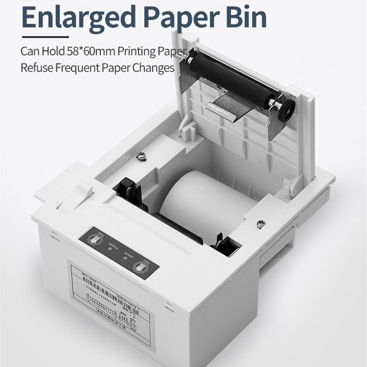58mm RS232/TTL Embedded Thermal Receipt Printer USB Parallel Port 2 Inch Panel Thermal Kiosk Printer