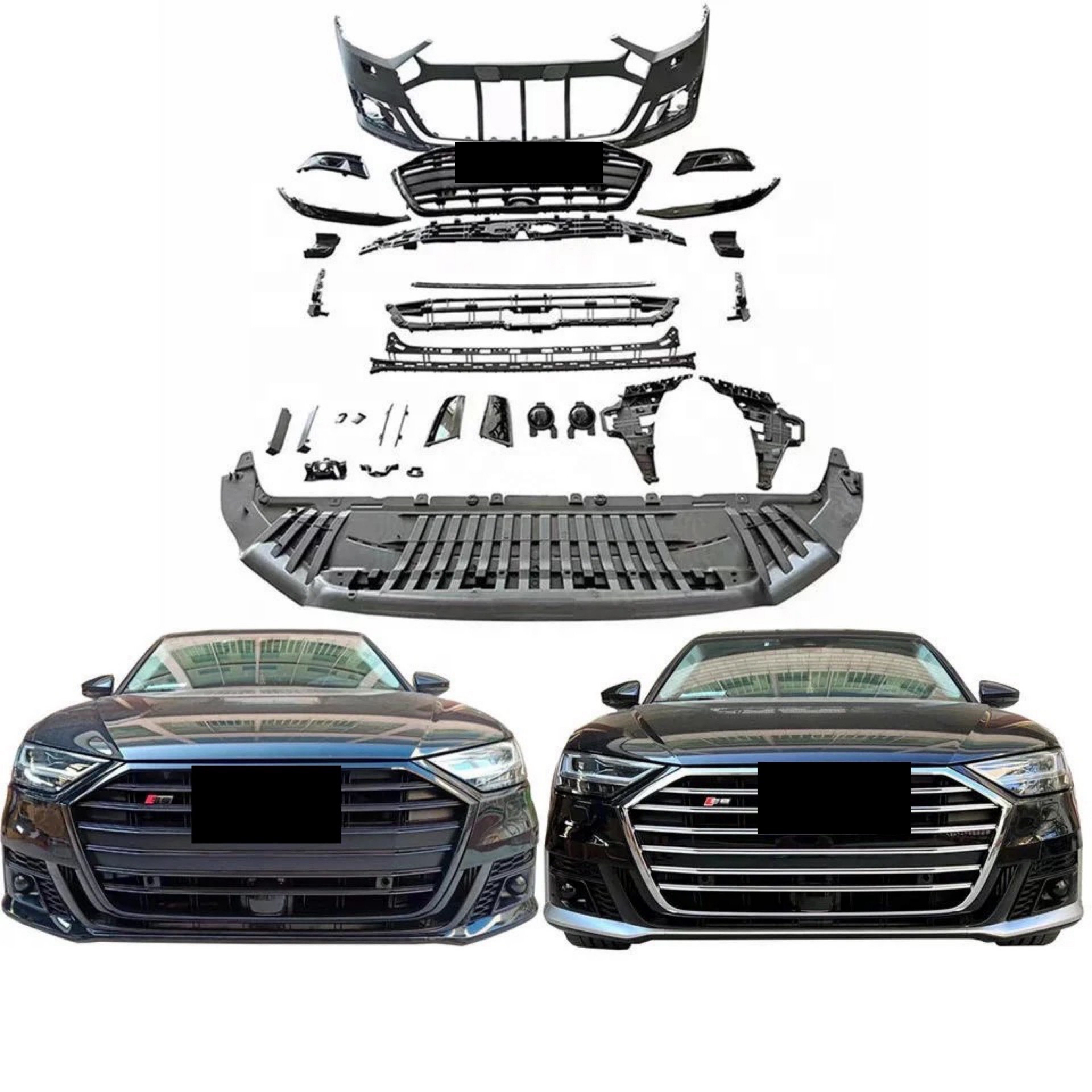 High quality hot sale 2016-2023 A8 D5 bumper assembly upgrade S8 appearance body kit for Audi