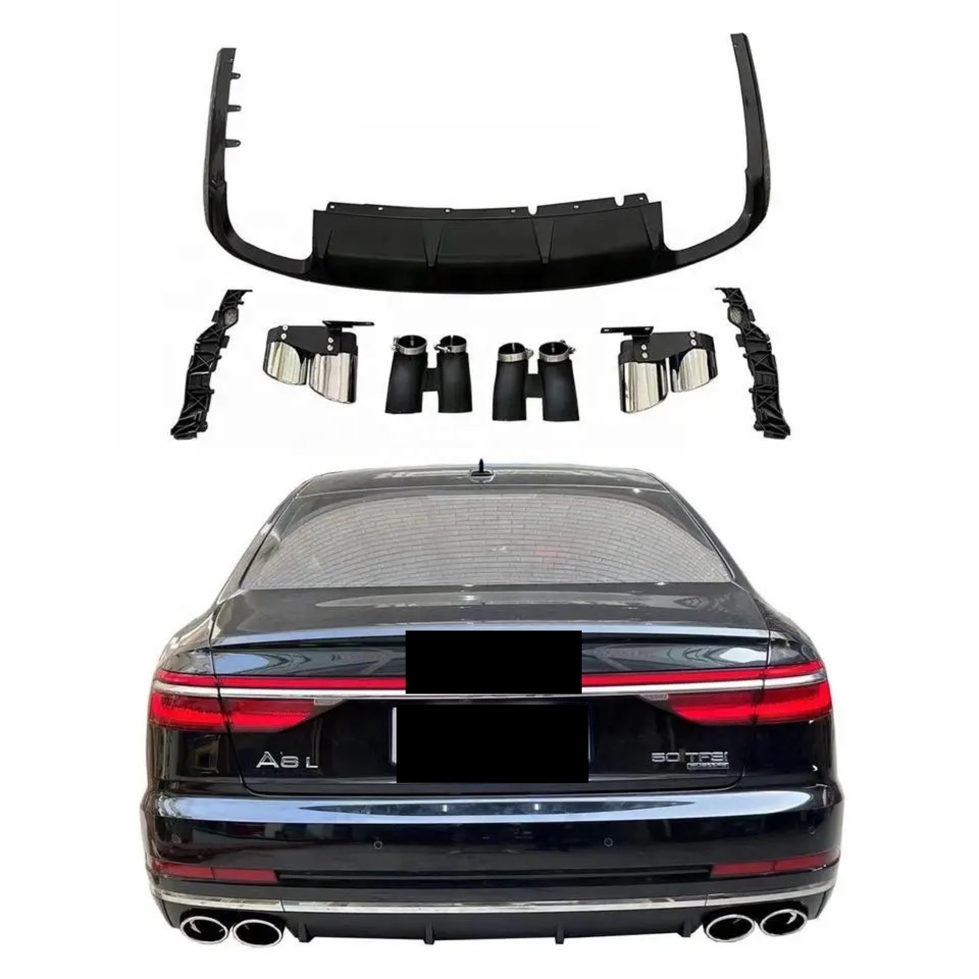 High quality hot sale 2016-2023 A8 D5 bumper assembly upgrade S8 appearance body kit for Audi