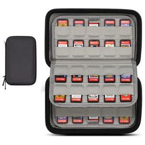 80 Games Holder Cartridges Storage Case for Nintendo Switch Physical Games or s_d Memory Cards, Black