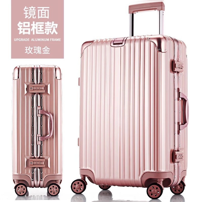 20 '' 22 '' 24 '' 26 ''  '' aluminum alloy frame travel case anti scratch case for women's luggage can accommodate laptops