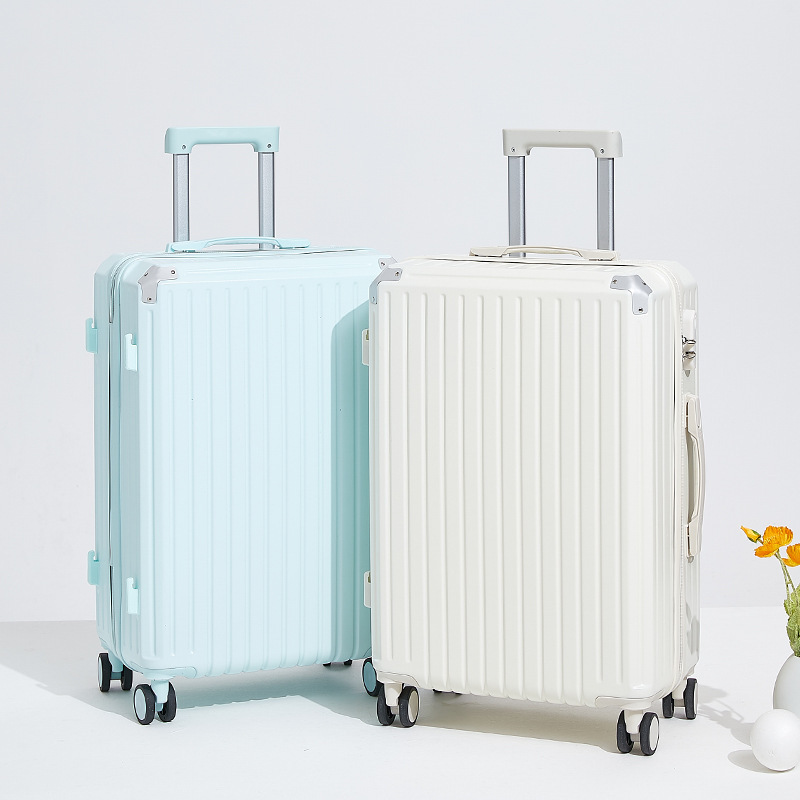 Multifunctional Front Fastening Luggage Suitcase Large-capacity Password Luggage Sets With Cup Holder