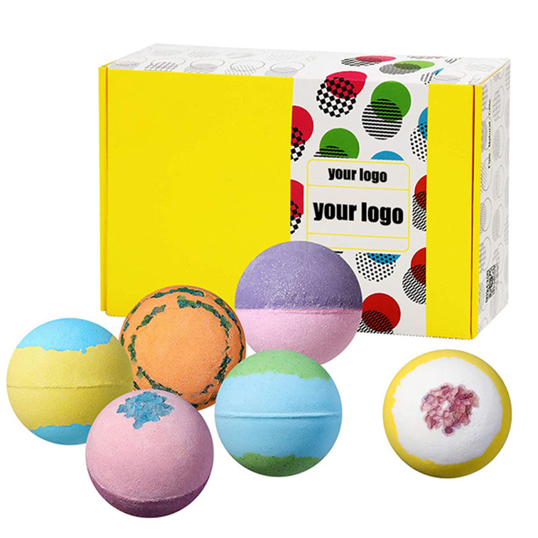 Natural Ingredients Natural Vegan Organic bath bomb for kids set bathbombs