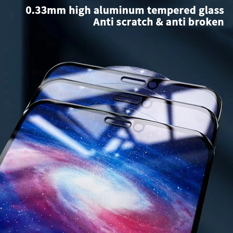 High Quality Mobile Phone Full Glue 9h HD+ Tempered Glass Screen Protector For Iphone X Xs Xr 11 12 13 Mini 14 Pro Max