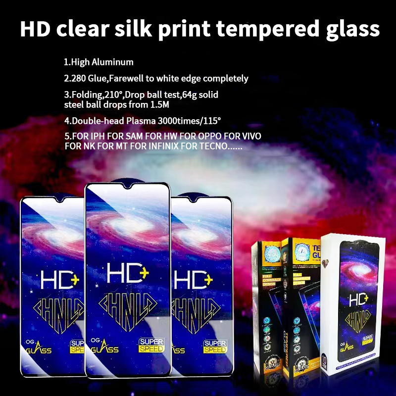 High Quality Mobile Phone Full Glue 9h HD+ Tempered Glass Screen Protector For Iphone X Xs Xr 11 12 13 Mini 14 Pro Max