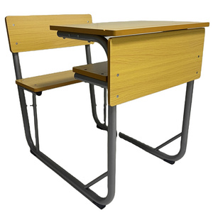 student table wooden chair low price school furniture primary classroom bench