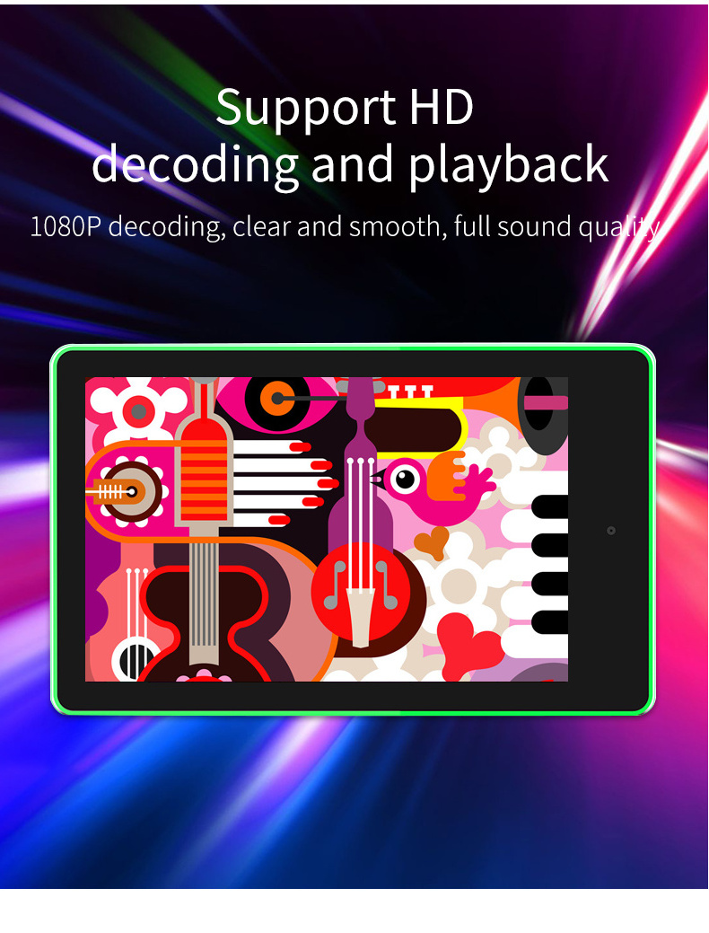 10.1inch tablet pc with LED lights with RK3399 2GB 16GB android10 with HDMI RJ45 WIFI POE NFC Function Android Tablet