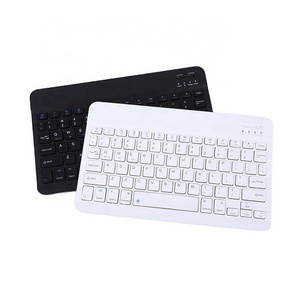 Universal mobile phone tablet Bluetooth keyboard Android IOS three system wireless portable ten inch keyboard in stock