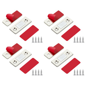 Thin Cabinet Door Magnetic Catch for Drawer Magnets Adhesive Cabinet Latch Magnetic Closures