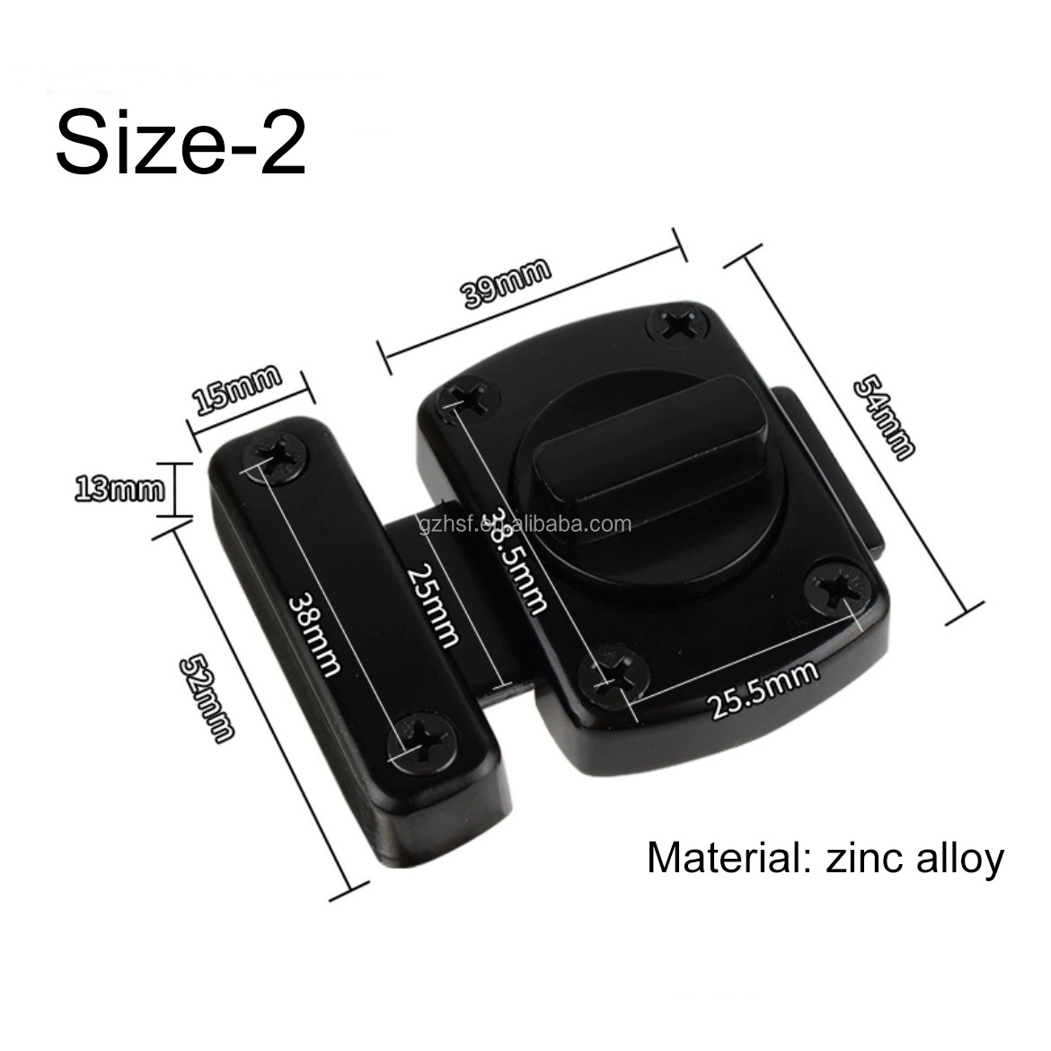 Rotate Bolt Latch Gate Safety Revolving Door Lock Pet Door Lock Antique ...