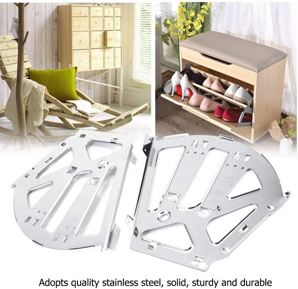 Shoe Rack Accessories Cabinet Metal/SS Shoe Rack Flip Down Bracket