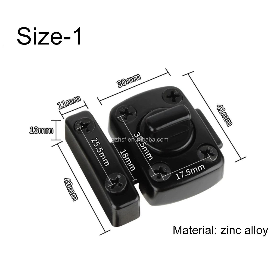 Rotate Bolt Latch Gate Safety Revolving Door Lock Pet Door Lock Antique ...
