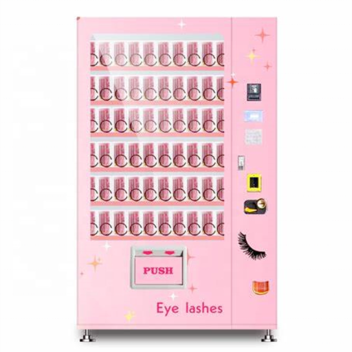 China factory direct sale customize design outdoor kiosk with eyelashes vending machine beauty