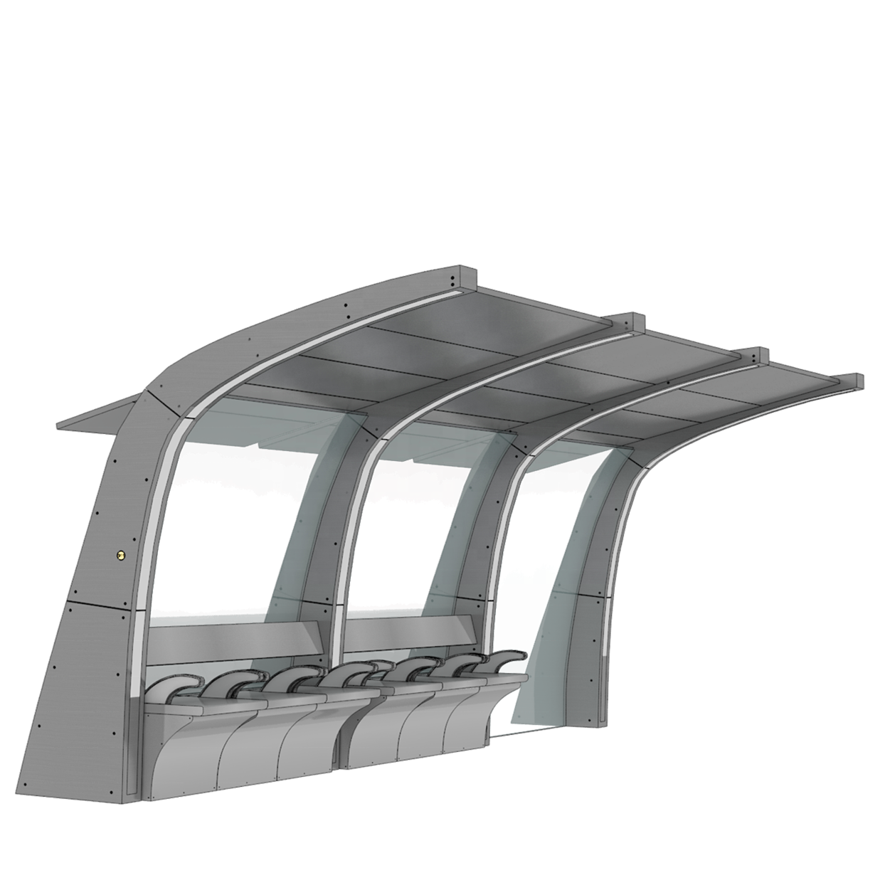 Supplier of bus shelter in Guangzhou high quality used bus stop shelters for sale