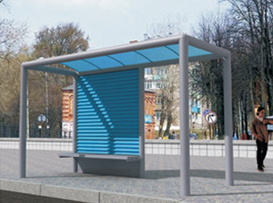 Street Furniture Solar Bus Stop Shelter Manufacturer with 28 Years' Experience