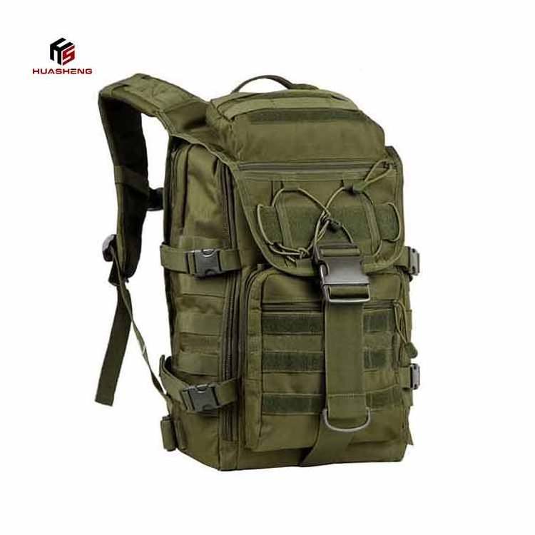 35L Wild Camo Tactical Bag Outdoor Hiking Camping Traveling Backpack