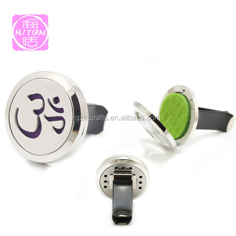 Car Air Freshener 316L Stainless Steel Car Vent locket Diffuser Clip for Aroma Essential oil