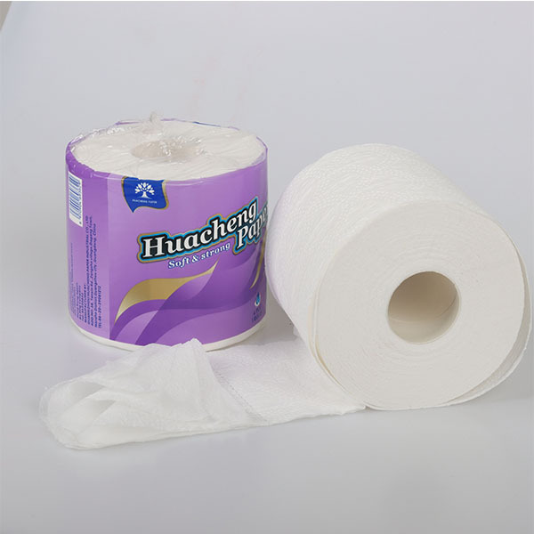 customized  Virgin wood bamboo pulp toilet printed roll tissue paper embossment toilet paper