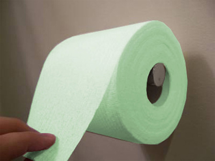 2ply Green or Red Color Recycled Toilet Paper Bath Tissue