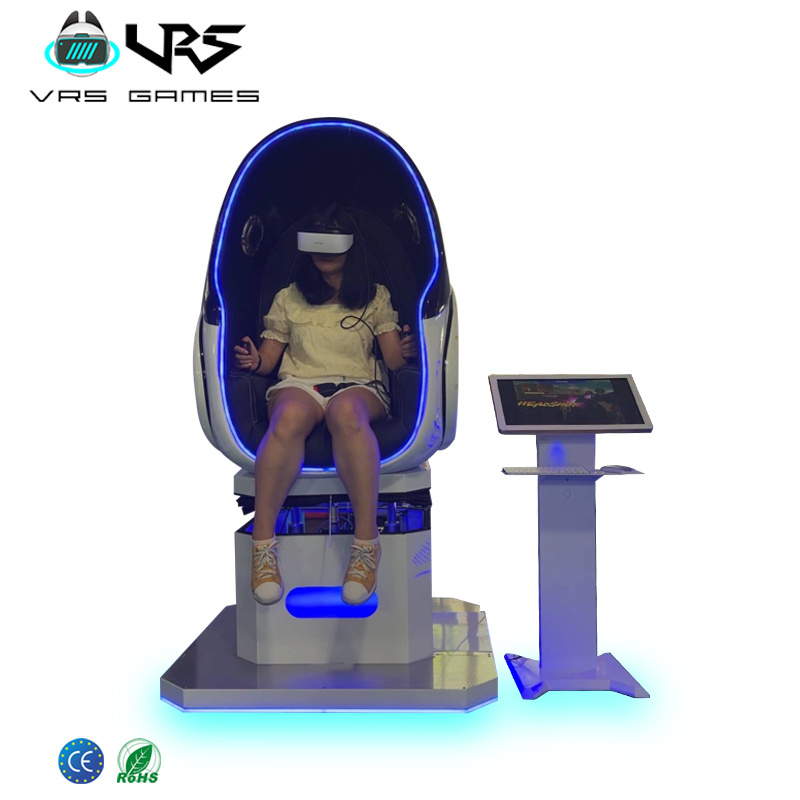 Virtual Reality Factory Price VR Machines Over 200 Games Vr Cinema 9D Virtual Reality Egg Chair for Sale