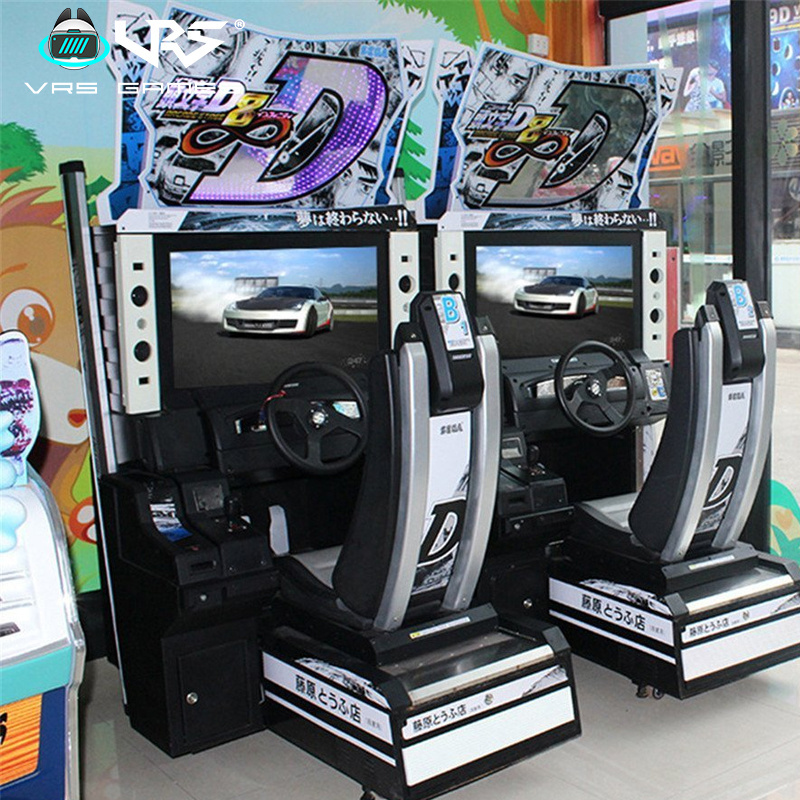 Video game city low price electronic video simulator coin operated game center initial D 8 racing arcade game machine