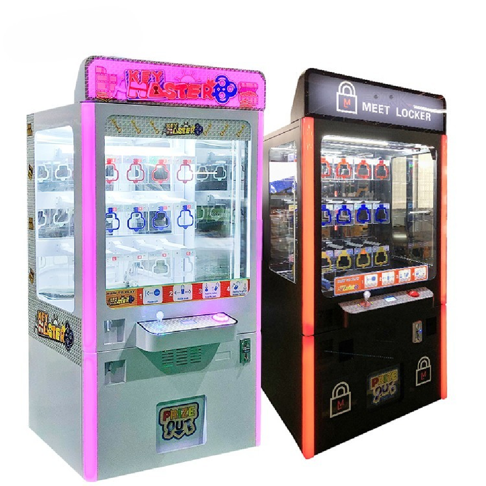 Hot sale coin dispenser 9/15 slots key master golden key prize key master machine arcade games machines