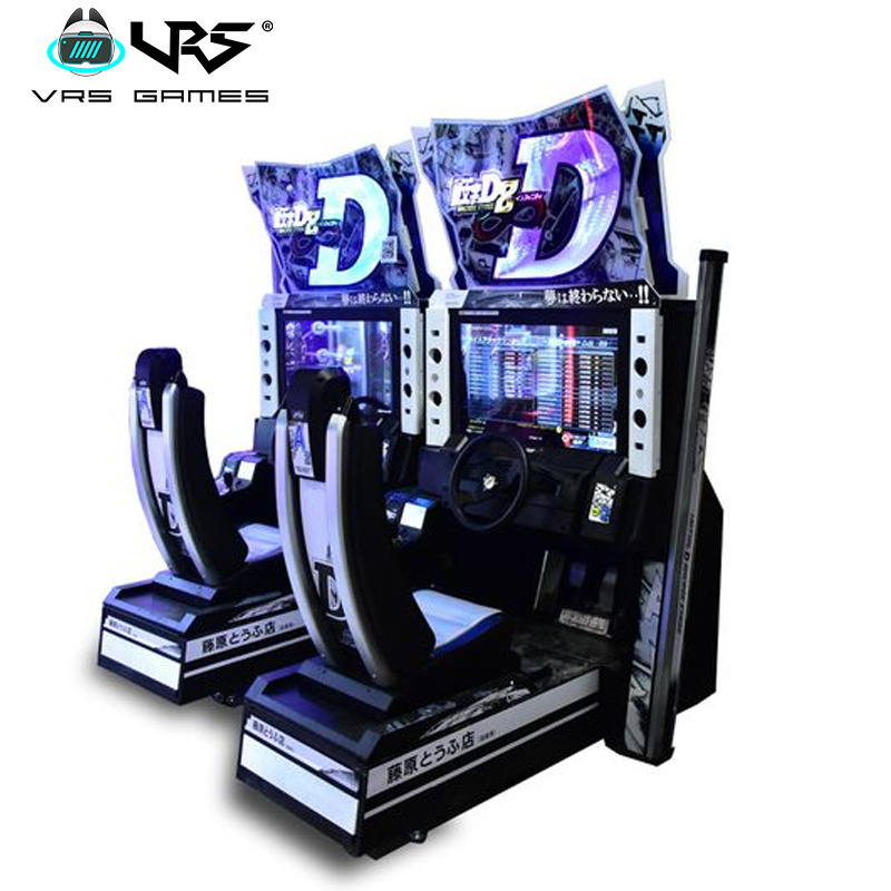 Video game city low price electronic video simulator coin operated game center initial D 8 racing arcade game machine