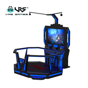 Virtual Reality 9D VR Walking Platform Shooting Space Game Simulator Standing VR Walking Platform