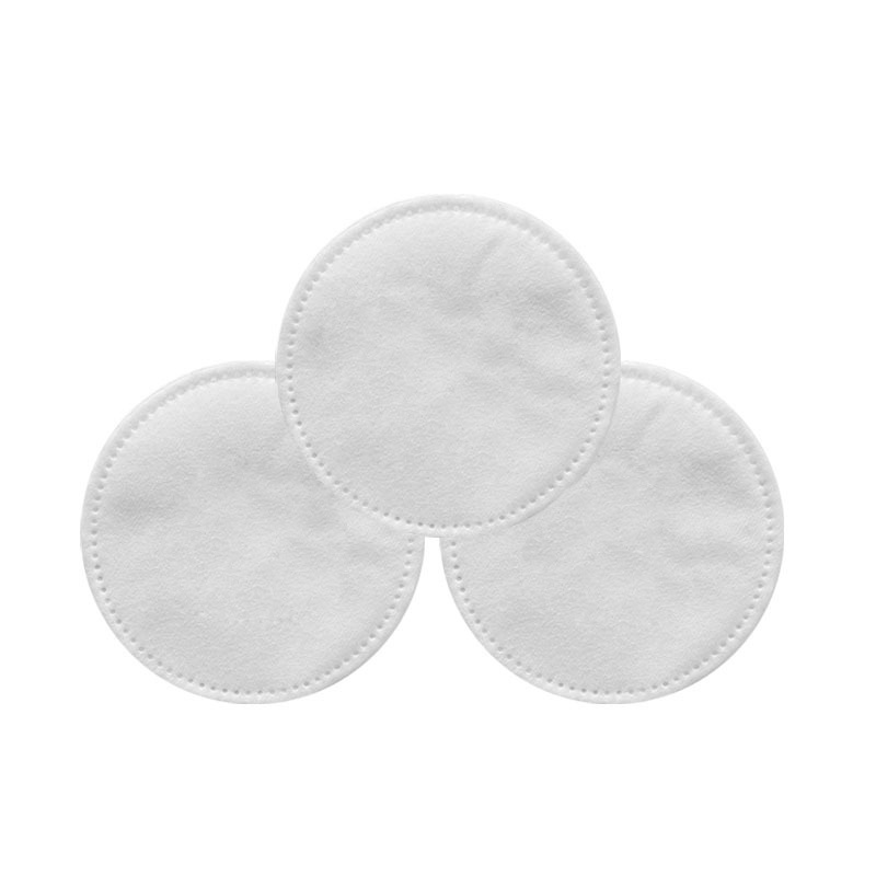 Disposable makeup round pads remove cotton pads facial rounds 80 sheets cotton sheet in zip bag