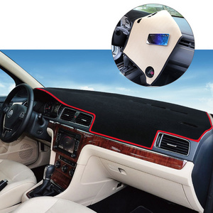 Custom High Quality Auto heat proof Car Dashboard Cover with silicone anti-skid backing